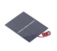 ZAWELIYO Solar Panel High Power Mini DIY Charger Kit for Science Projects with Wire for Solar Toys, Lights, for Teaching Purpose 3.15x2.36in