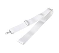 ZAWELIYO Tennis Net Straps Adjustable Height Stainless Steel Buckle White Tennis Net Center Strap