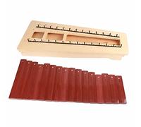 ZAWELIYO Wooden Xylophone 13 Tone High Pitch Orff Percussion Instrument for Kids Music Learning Pine Color