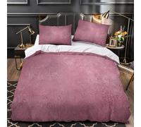 ZAWPPEUIO 3D Design Printed 3 Pcs Bedding Set Bed Decor Super Pink Backdrop Quilt Cover Washable Wrinkle-Resistant for Youth,Kids,Women Vintage Studio Duvet Cover Double（200x200cm）