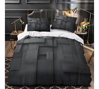 ZAWPPEUIO 3D Design Printed 3 Pieces Bedding Set Room Decor Ultra Modern Wall Decor Comforter Cover Hypoallergenic Easy Care for Kids,Youth,Teens contemporary Geometric Quilt Cover King（220x240cm）