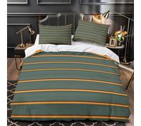 ZAWPPEUIO 3D Print 3 Pcs Bedding Set Room Decor Zipper Ultra Soft Modern Stripes Quilt Cover Washable All Season for Adults,Teenagers,Girls contemporary Duvet Cover King（220x240cm）