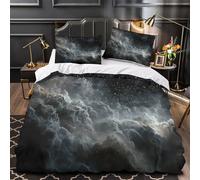 ZAWPPEUIO 3D Print 3-Piece Bedding Set Room Decor Zipper Closure Design Cosmic Clouds Quilt Cover Washable Wrinkle-Resistant for Kids,Women,Teenagers Space Nebula Duvet Cover Super king（260x220cm）