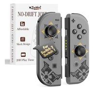 ZawWont Replacement For Switch Controller, Mando De Switch OLED/Lite, Wireless Left/Right Joypad With No-Drift Joystick, Wake-Up, Dual Vibration, No NFC (Gray, Not Official Controles)