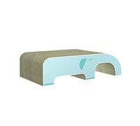 Zaxion Scratching Pad Sofa Bed Board Mat Elephant Whale Slide Scratcher Bed Mat Exercise Muscle Toning Stress Relieve Scratcher Lounger for Indoor Cats