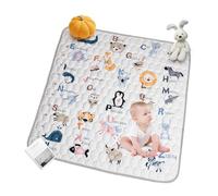 Zaxiva Baby Rug 50"x50", Infant Rug, Baby Activity Mat, Foldable Padded Baby Mat, Soft and Washable, Baby Indoor/Outdoor Mat, Perfect for First Steps