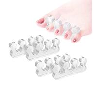 ZaxSota Toe Separators for Bunion Relief & Nail Polish Application - Orthopedic Gel Toenail Dividers, Pedicure Toe Spacers for Toenail Separation & Polishing