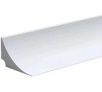 Zayejod 3 Meters Silicone Shower Threshold Water Barrier,Wet Room Floor Tile Beading,Bathroom Seal Sealing Caulk Strip,Bath Edging Trim for Sink,Bathtub(2.5cm,White)