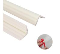 Zayejod Flexible Edging Trim Self Adhesive Threshold Strip,20mm / 3Meters | White,Inside Outside Corner Transition Trim for Tile Floor Bathroom Door Frame Countertops，Furniture Protector Guards