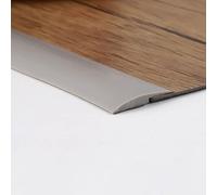 Zayejod Vinyl Floor Transition Threshold Strip Self Adhesive,Grey,2m | Cover Height Within 5mm，PVC Laminate Floor Divider Doorway Edge Trim Strip for Joining Floor Gaps Carpet Floor Tiles
