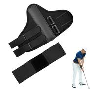 ZAYIO 2-Pack Golf Training Aid, Adjustable Wrist Support and Arm Band Combo for Proper Swing Posture, Golf Wrist and Swing Trainer, Golf Grip Training Aid for Men, Women, Beginners (Black)