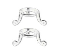 ZAYIO 2pcs Transparent Acrylic Crystal Ball Base, Elegant Glassball Base and Glass Sphere Holder, Stylish Crystal Ball Display Stand with Clear Sphere Stand, Sphere Stand for Desk Daily Use