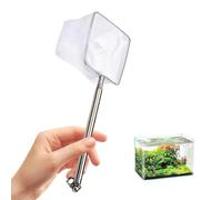 ZAYIUKI Adjustable Extendable Fish Net For Aquariums Cleaning With Stainless Steel Handle And Fine Nylon Net for Tanks Cleaning