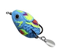 ZAYIUKI Frogs Lures for Blackfish Baits 4.5cm 11g PVC Frogs Lures Fishing Lures Simulated Frogs Baits with Double Hook & Blade