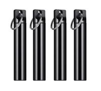 ZAYIUKI Portable Aluminum Alloy Toothpick Case Metal Sealed Container Toothpick Dispenser For Travel Homes Kitchen Storage