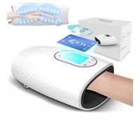 ZAYMGPD Hand Massager, 40℃ Hot Compress Acupoints, With Heating Function, 3 Modes, 15-Minute Timer, 360° Air Pressure Vibration Massage, Lcd Display, 3000mah, Home and Office Wrist Massager