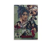 Zaynara & Pabllo Vittar Quem Manda Em Mim Print Album Cover Signed Limited , Music Album Cover ,Pop Hip Hop Rap Singer Star Music Poster Aesthetic Canvas Wall Art for Girl And Boy Teens Dorm Decor 20x