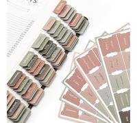 Zayookey 5 Sheet Laminated Bible Tabs 73 Bible Book Tabs for Old and New Testament and 2 Blank Tabs Christian Gift Bible Index Tabs for Women and Men Easy to Read and Apply