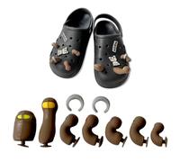 Zayookey 9 PCS Funny Toe Charms Decoration for Croc，Shoe Charms Horror Toe for Crocs，Durable Shoe Accessories，DIY Shoe Ornaments for Croc Dec Christmas Birthday Party Gifts