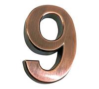 Zayookey House Numbers Stickers 7 cm Modern Door Number Plates Mailbox Number Plates 3D Adhesive House Number Sign (number 9)