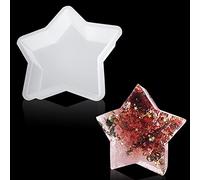 Zayookey Large Resin Moulds Specimen Mold Pentagram Epoxy Resin Casting Mould for Book Organize DIY Craft Home Decors Dried Flower/Leaf/Insect Specimen Making (Star Mold)