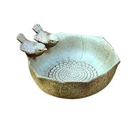 ZAYRAY Ceramic Baths Garden Decor Ceramic Aquarium Retro Finish Bird