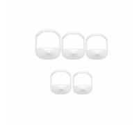 ZAYUI®Beard Shaper Tool 5 Sizes for Precise Beard Line up Beard Line up Tool, Goatee Beard Shaper and Trimming (White)