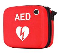 Zayuzo Lysdianpu Aed Storage Bag for Aed120p Series, Aed Storage Bag Emergency Instrument Container, Aed Carry Bag(h24*w21*d11cm), with Strips and Eye-catching Color, for Home, Office, Public Places