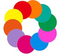 Zayvor 10 Dry Erase Circles Dot,Removable Vinyl Dots Stickers Colorful Wall Decal Classroom Tables,Home Office School Teaching Students Back to School Supplies Decorations, 11 Inch