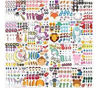 Zayvor 64 Sheets Make Your Own Stickers for Kids, Make-a-Face Stickers, Zoo Animals,Mermaid Unicorn, Gift of Festival, Reward, Art Craft, Party Favors, School,Valentines Halloween Christmas Games