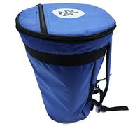 Zaza Percussion - Large Colorful 18'' Darbuka Doumbek Premium Padded Nylon Fabric Gig-Bag (Blue)