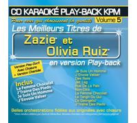 Zazie - CD Karaoké Play-Back KPM Vol. 05 'Zazie & Olivia Ruiz'