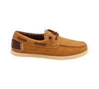 HEYDUDE Mens Harbor Lo ClassicLoafer, Bone Brown/Multi, 13.5 UK