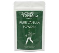Zazou Emporium - Pure Madagascar Vanilla Bean Powder 25g - 100% Natural Bourbon Vanilla, Ground Whole Bean - No Sugar, No Alcohol, No Additives - For Coffee, Baking, Keto, Paleo, Vegan