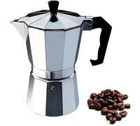 ZAZRA® Italian Espresso Stove Top Coffee Maker Espresso Cups Continental Percolator Pot Jug, Camping, Caravan, Brewing Rich Coffee Moka Pot (2 Cups / 100ml)