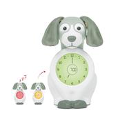 ZAZU Davy The Dog Clock - Sleep Trainer Clock & Nightlight for Kids | Light Up Alarm Clock | Helps teach your child when to wake up with visual indicators | Adjustable Brightness | Auto off