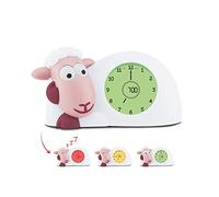 ZAZU Sam the Lamb Clock - Sleep Training Clock and Night Light for Children | Alarm Clock Light | Help Your Child Learn When to Wake Up | Adjustable Brightness | Auto Shut-Off