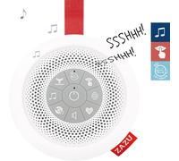 Zazu Kids Suzy The Shusher On-The-Go Portable Baby Soother, 6 Calming Sounds Stop Babies from Crying, Battery-Operated Sound and White Noise Machine