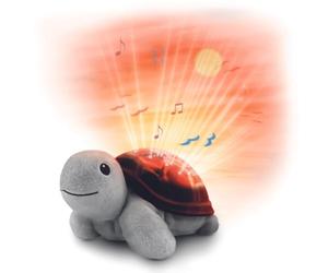 ZAZU Tim The Turtle Projector - Baby Slumber Portable Bed Lamp | Sunset Sky Projector | 3 Soothing Melodies | Gentle Brightness | Cry Sensor | Auto-Shutoff