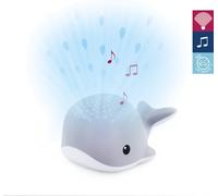 Wally The Whale Projector - Baby Light Projector with Soothing Melodies | Heartbeat, Ocean Sound or Lounge Music | Variable Volume | Cry Sensor | Auto
