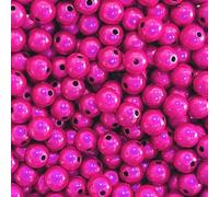 ZAZUZU 100/200/300pcs Reflective Beads 3D Illusion Miracle Beads 4-30mm Embroidery Acrylic Beads for Jewelry Making Pretty Under Light