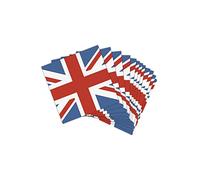Zazzora Union Jack Paper Napkins Pack of 16 2 Ply | 2-ply paper napkins measuring 33 x 33cm unfolded. Ideal for VE Day, picnics, parties and royal celebrations.
