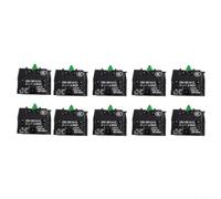 Zb2-be101c Normally Open Push Button Switch 10a 600v Rating 22mm Aperture Black Industrial Grade Joystick Switch For Electrical Control Panel 10 Pieces