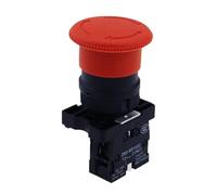 ZB2-BE102C P172 220V 10A Red NC 22mm emergency stop mushroom button switch XB2-ES542 control start switch(2NC)
