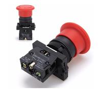 ZB2-BE102C P172 220V 10A Red NC 22mm Emergency Stop Mushroom Push button switch XB2-ES542 Control electrical starter switch EFDSVUHE(2NO)