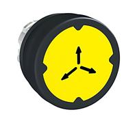 ZB4BC58009 Switch: Pressure Rod.Pos: 1 22mm Yellow Bel: Missing IP66 Pos: 2 C...