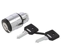 ZB4BG0 switch: rotary switch with key 22mm rod.Pos: 3 black SCHNEIDER E