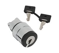 ZB4BG220 Switch: Rotary Switch with Key Rod.Pos: 2 22mm Black SCHNEIDER