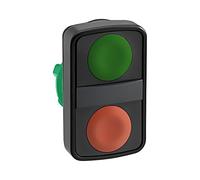 ZB5AA7340 Switch: Double Rod.Pos: 1 22mm Red/Green Bel: Missing IP66 SCHNEIDER