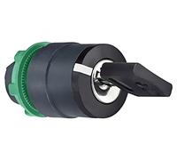 ZB5AG612 Switch: Rotary switch with key 22mm rod.Pos: 1 black SCHNEIDER